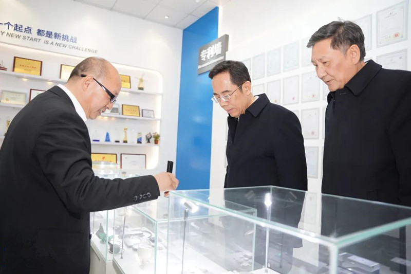 熱烈歡迎麗水市市委書記吳舜澤一行蒞臨旦迪考察交流”